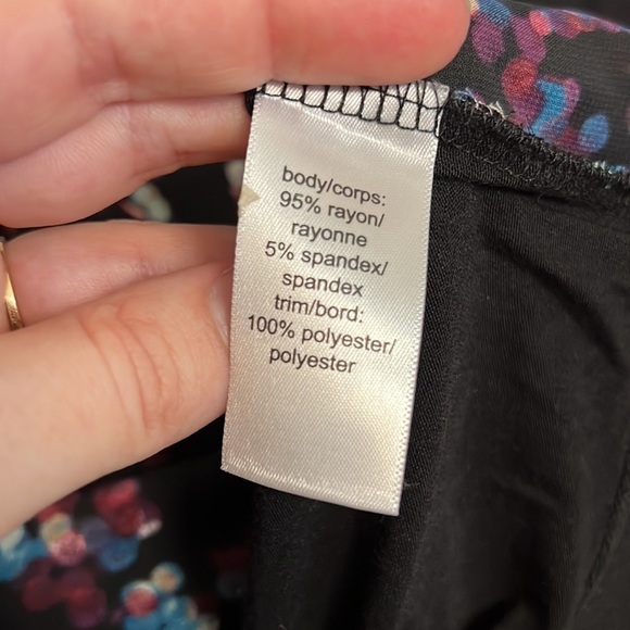 3/$15 ☮️ Maurices Polka Dot Wrap Sheer Front Long Sleeve Blouse - Picture 7 of 7